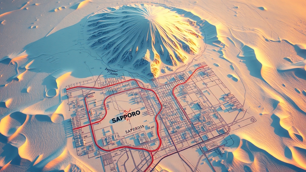 삿포로 숙소 & 교통: 효율적인 여행! (realistic 스타일)