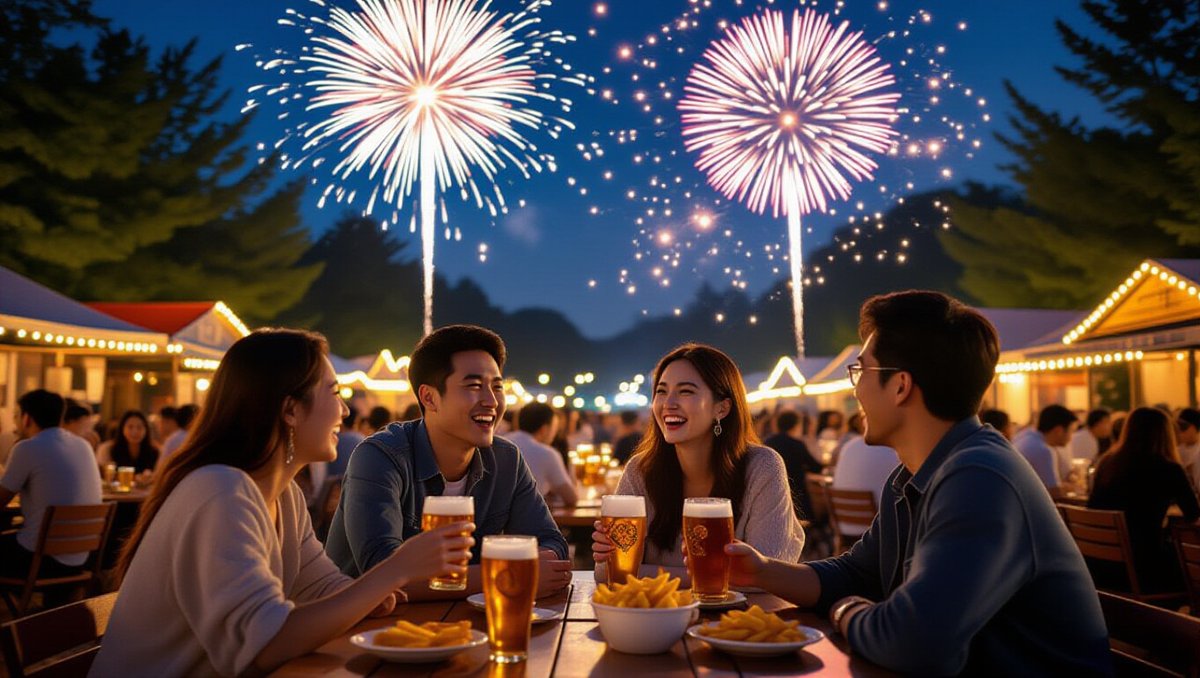 삿포로 3박 4일 완벽 코스: 오타루, 비에이, 여름 축제, 숨은 명소까지 5 🍻 삿포로 여름 축제 즐기기: 맥주 축제와 불꽃놀이