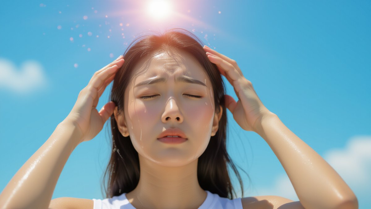 ⚠️ 폭염 두통의 다양한 증상과 위험 신호