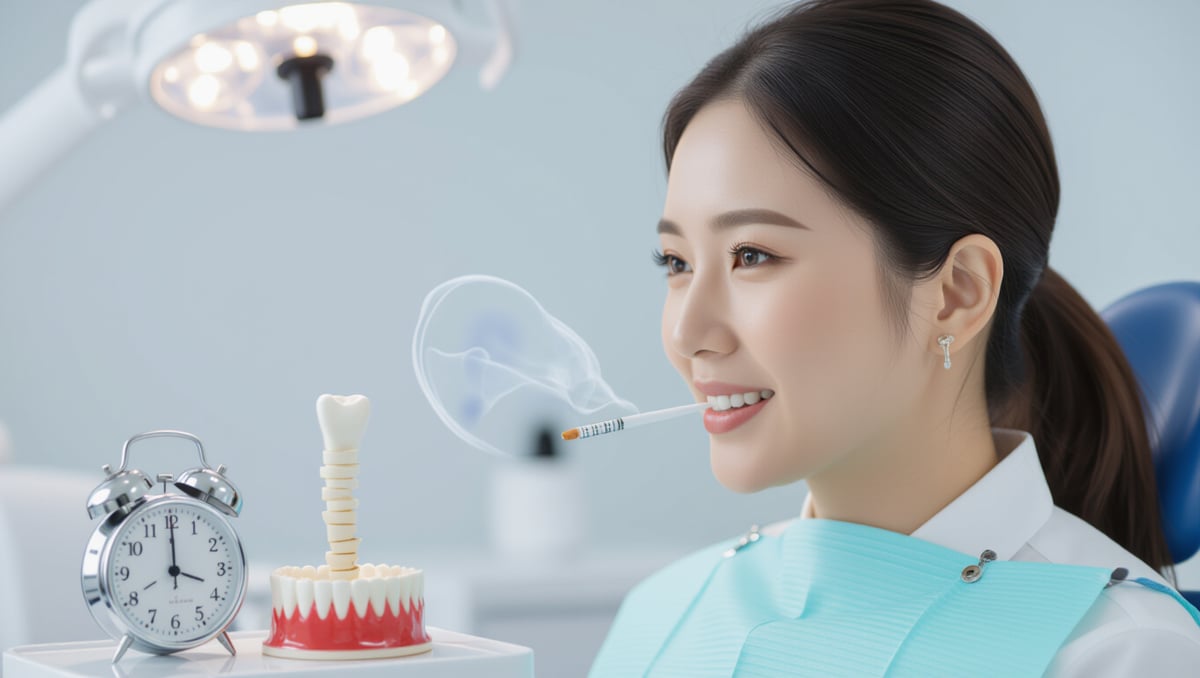 임플란트 후 흡연 음주, 언제부터 가능할까? 주의사항 총정리 5 ⏰ 임플란트 후 금연/금주, 언제부터 가능할까요?