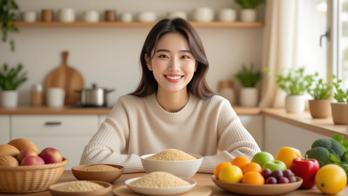 나이 들수록 필수! 7가지 영양소, 건강한 노년의 비밀 4 🍎 식이섬유: 편안한 장과 혈당 조절의 비결