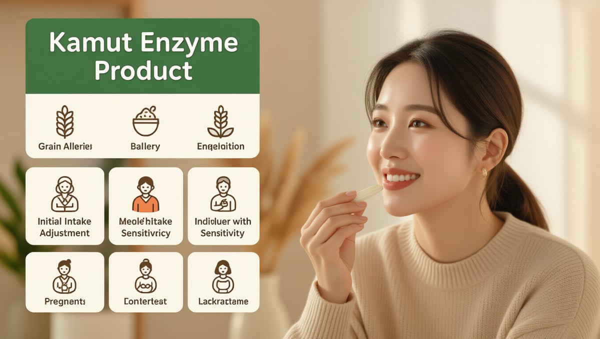 ⚠️ 카무트효소 섭취 시 주의사항