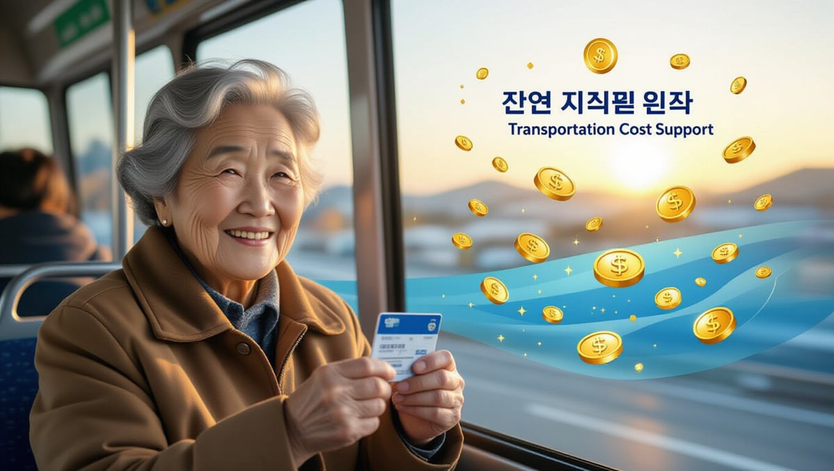 경기도 70세 이상 어르신 교통비 지원: 최대 36만원 환급 신청 방법 4 💰 얼마나 지원받나요? 지원 내용 및 환급 방식