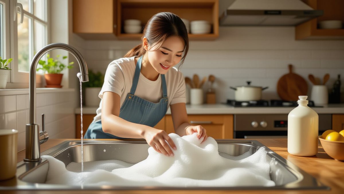 여름철 식중독 비상! 음식 보관부터 배달음식 위생까지 완벽 대비 4 🧼 깨끗한 주방 만들기: 청소 및 소독