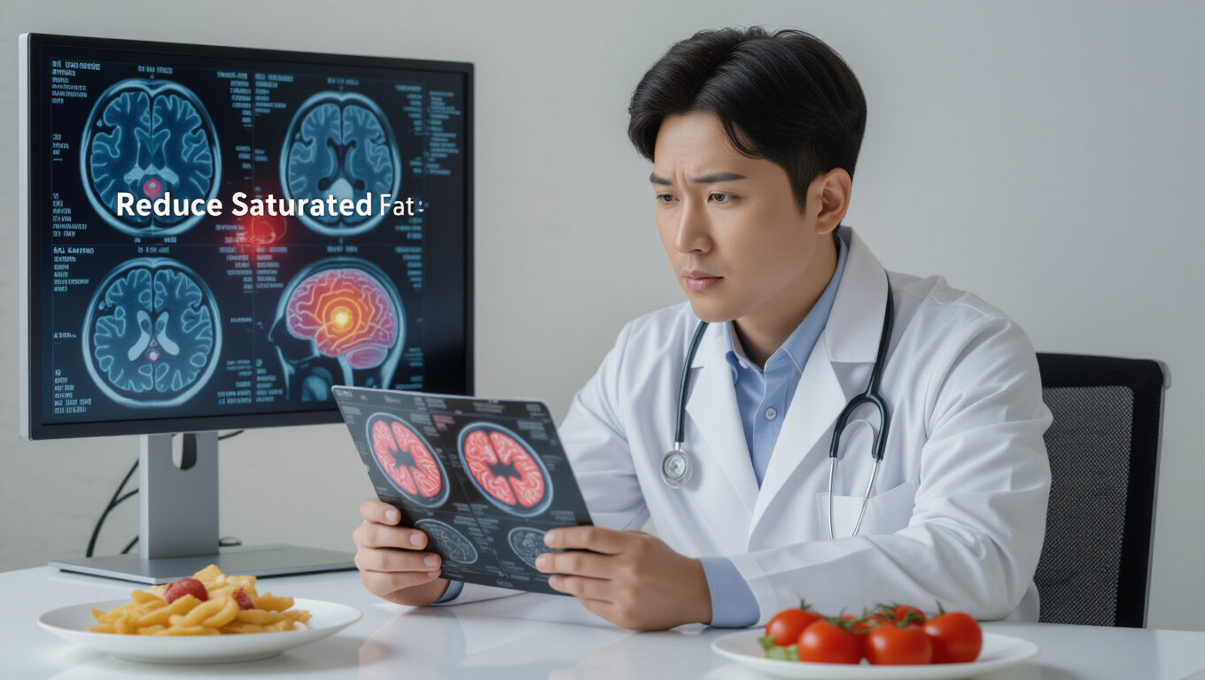 🧀 포화지방, 뇌 혈관을 위협해요