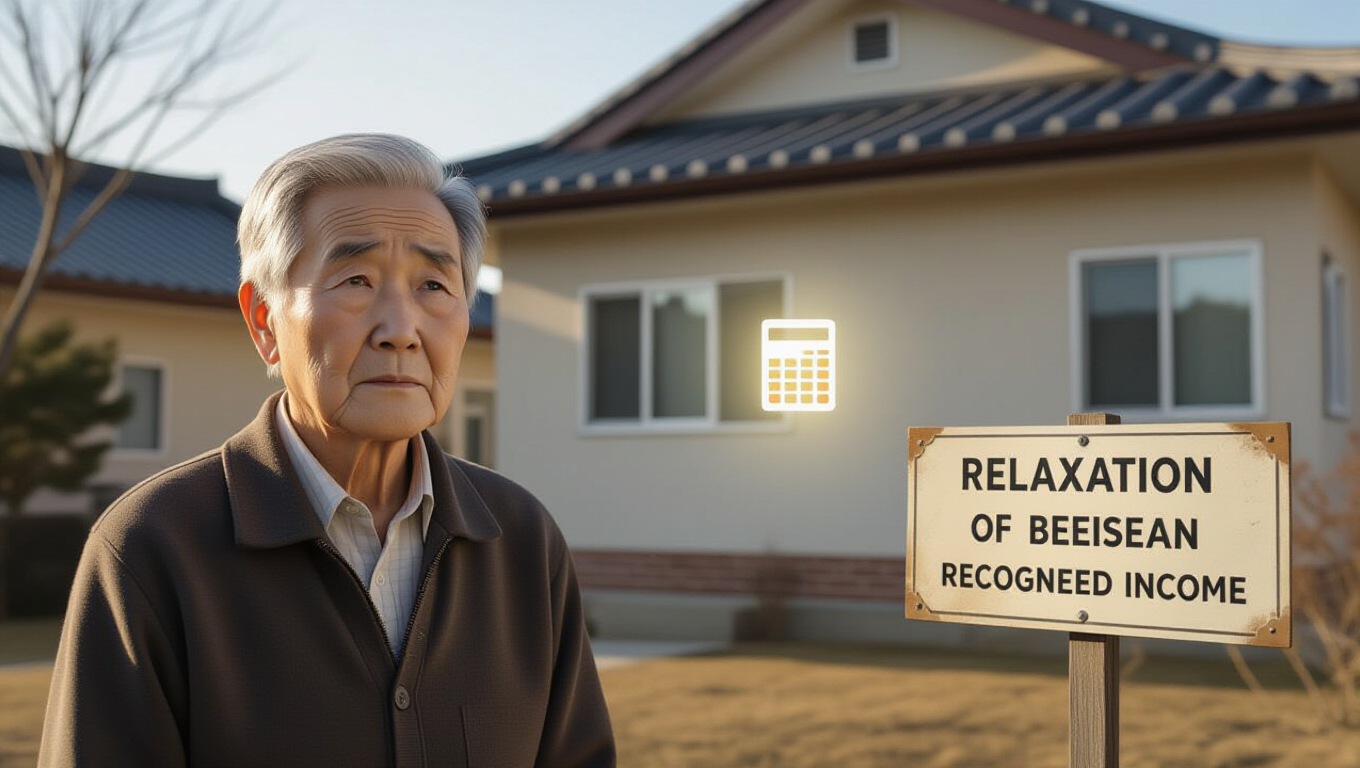 💰 소득인정액 기준과 주택 영향