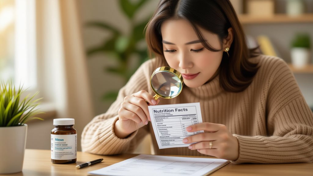 갱년기 영양제 부작용, 원인부터 현명한 교체 전략까지 4 🔍 나에게 맞지 않는 영양제 성분 구별 및 확인 방법