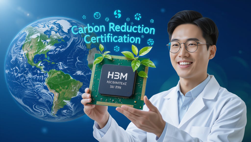 📝 HBM 및 D램 제품군, 탄소 저감 및 탄소발자국 인증 상세 내역