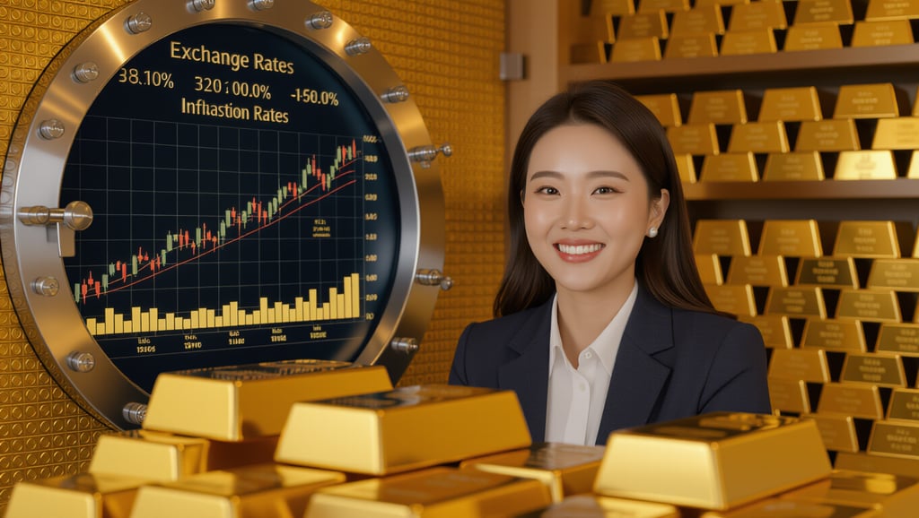 고환율 시대, 원화 가치 하락 막는 달러·금 투자 방어 전략 5 ✨ 금 투자: 인플레이션 헤지 전략