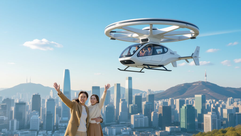 자율주행 기술 로드맵: 센서부터 UAM까지 미래 모빌리티 완전 분석 8 🚀 하늘을 나는 모빌리티, UAM과 미래 이동 서비스