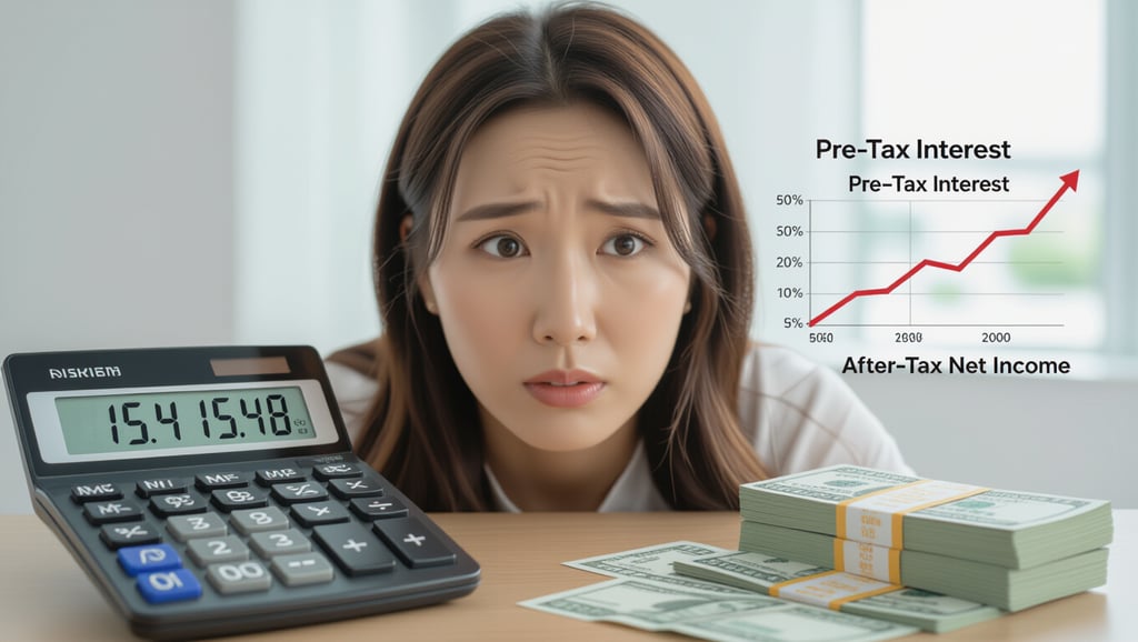 정기예금 이자 100% 활용법: 계산부터 세금, 특판 공략까지 4 📉 세전 vs 세후: 실제 받는 이자는 달라요