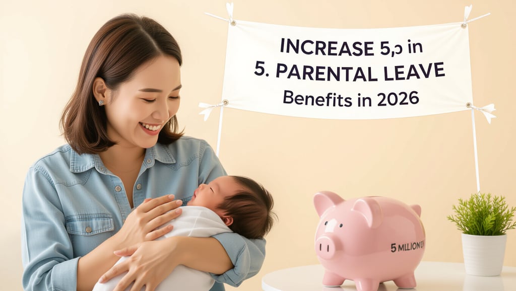 2026년 육아휴직 급여 개편: 상한 250만원, 사후지급금 폐지 총정리 3 💰 육아휴직 급여 상한액, 얼마나 오르나요?