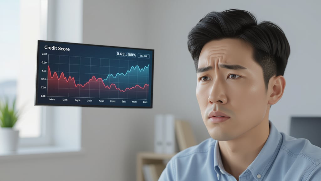 📊 연체 기간별 신용 영향 분석