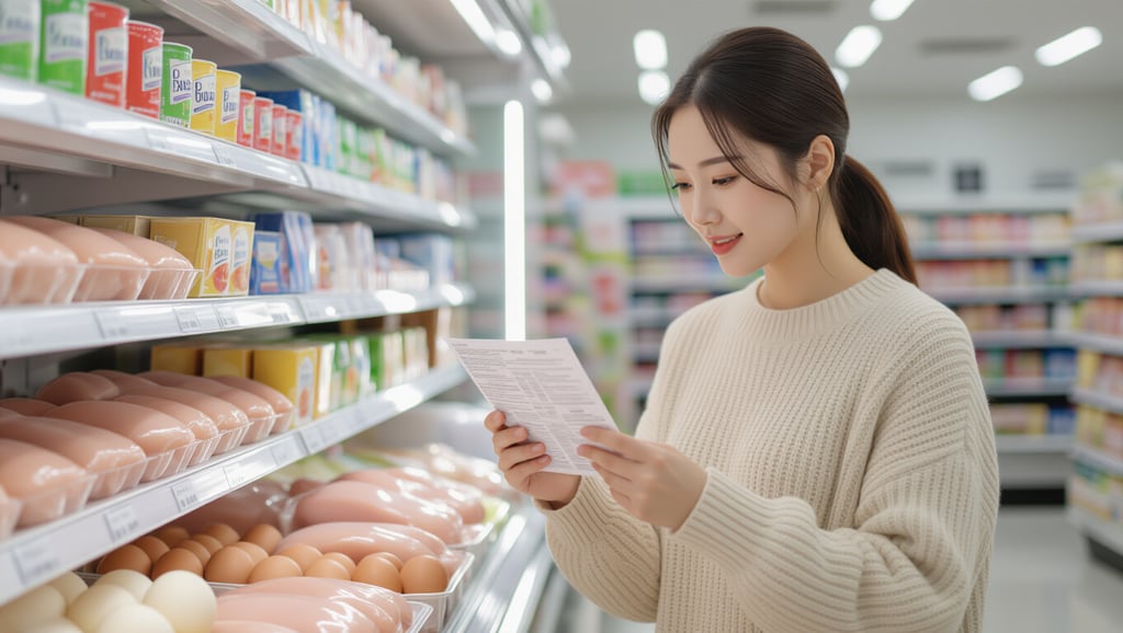 🔍 편의점 영양 성분표, 이렇게 보세요!